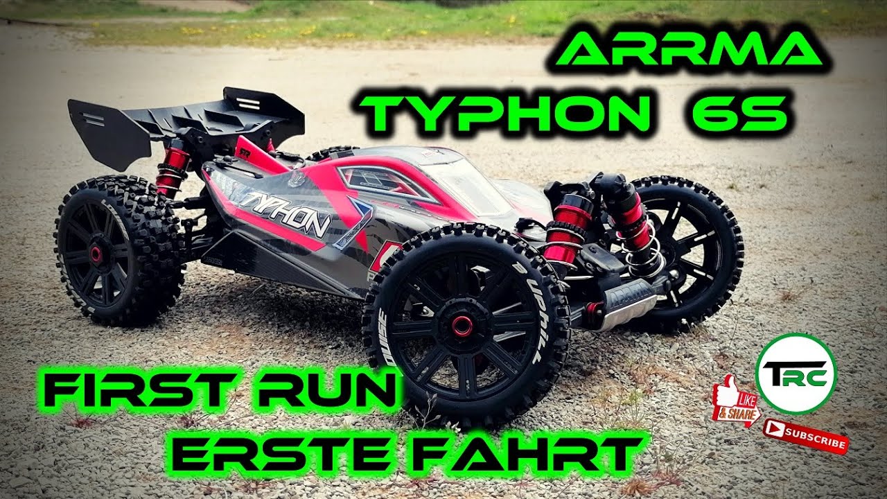 Brutaler First Run mit dem Arrma Typhon 6s BLX - Erste Fahrt mit Schäden