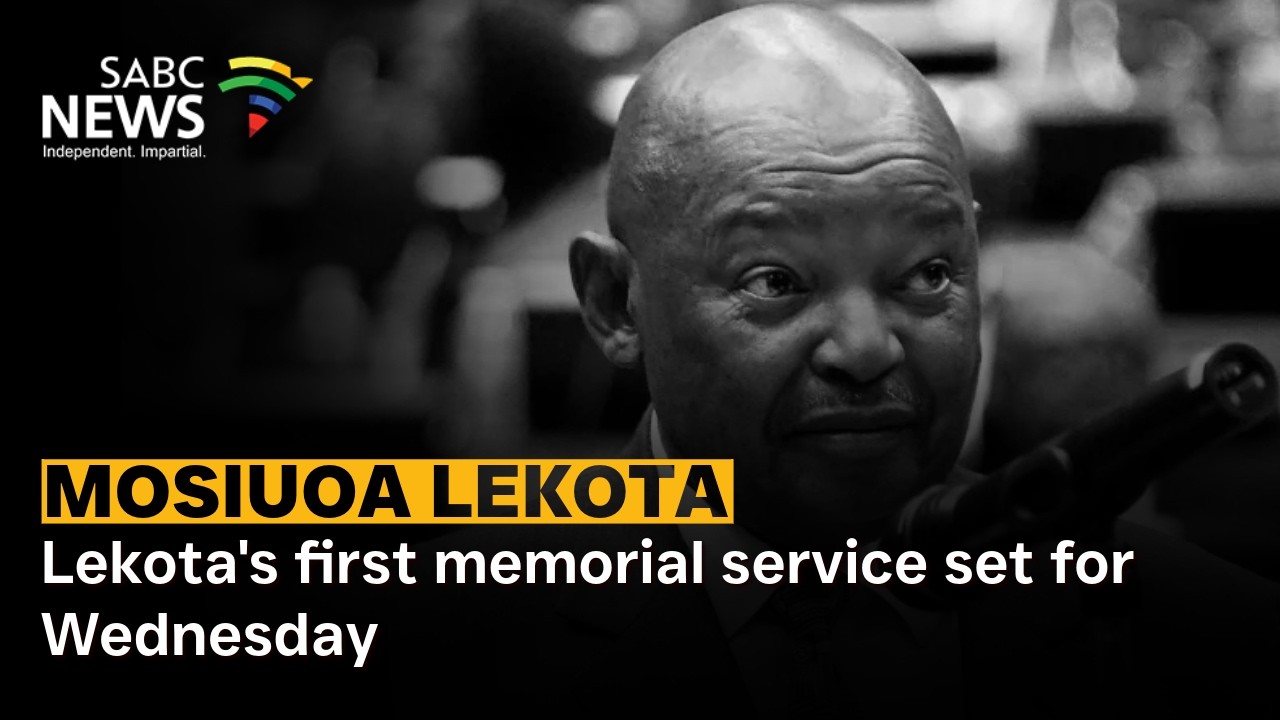Lekota's first memorial service set for Wednesday at the Regina Mundi Catholic Church