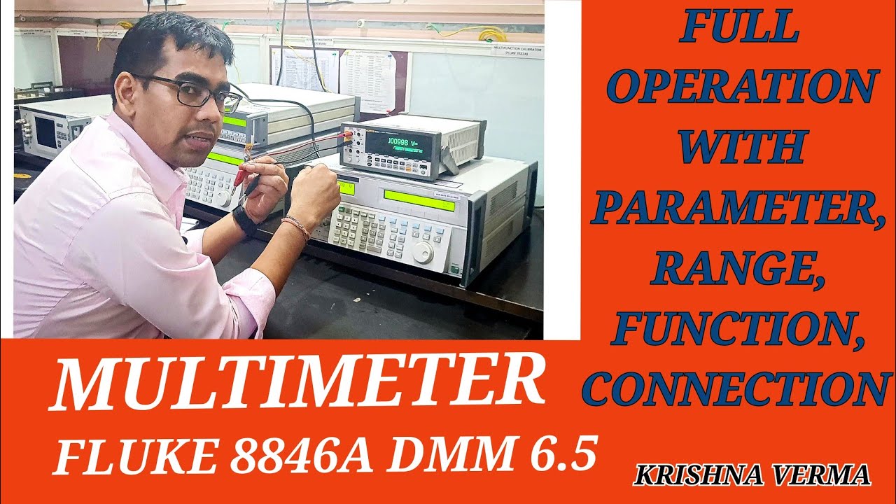 FLUKE 8846A Multimeter | Parameters, Ranges, Functions and Connection | #DMM  हिंदी में समझें BY KTI