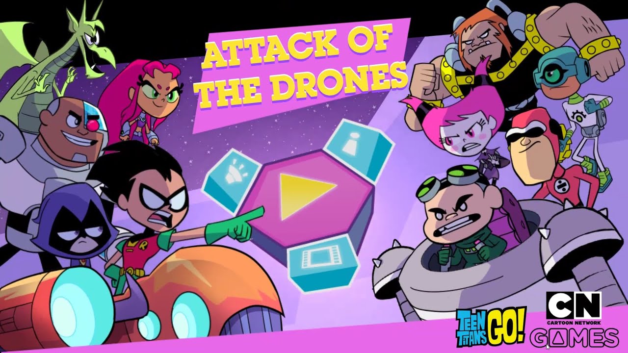 Teen Titan Go Attack of the Drones (Full Game)