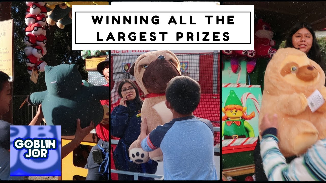 How to Win ALL the Largest Carnival Game Prizes