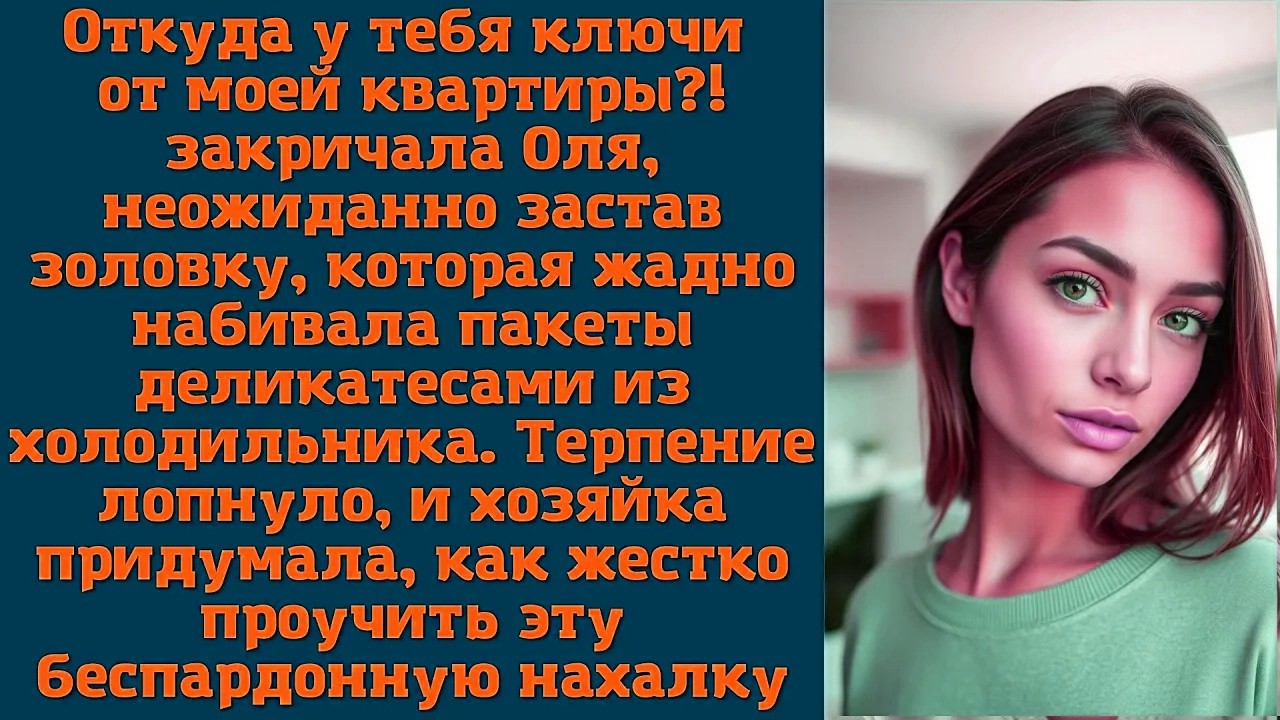 Откуда у тебя ключи от моей квартиры?! — закричала Оля, неожиданно застав золовку, которая жадно