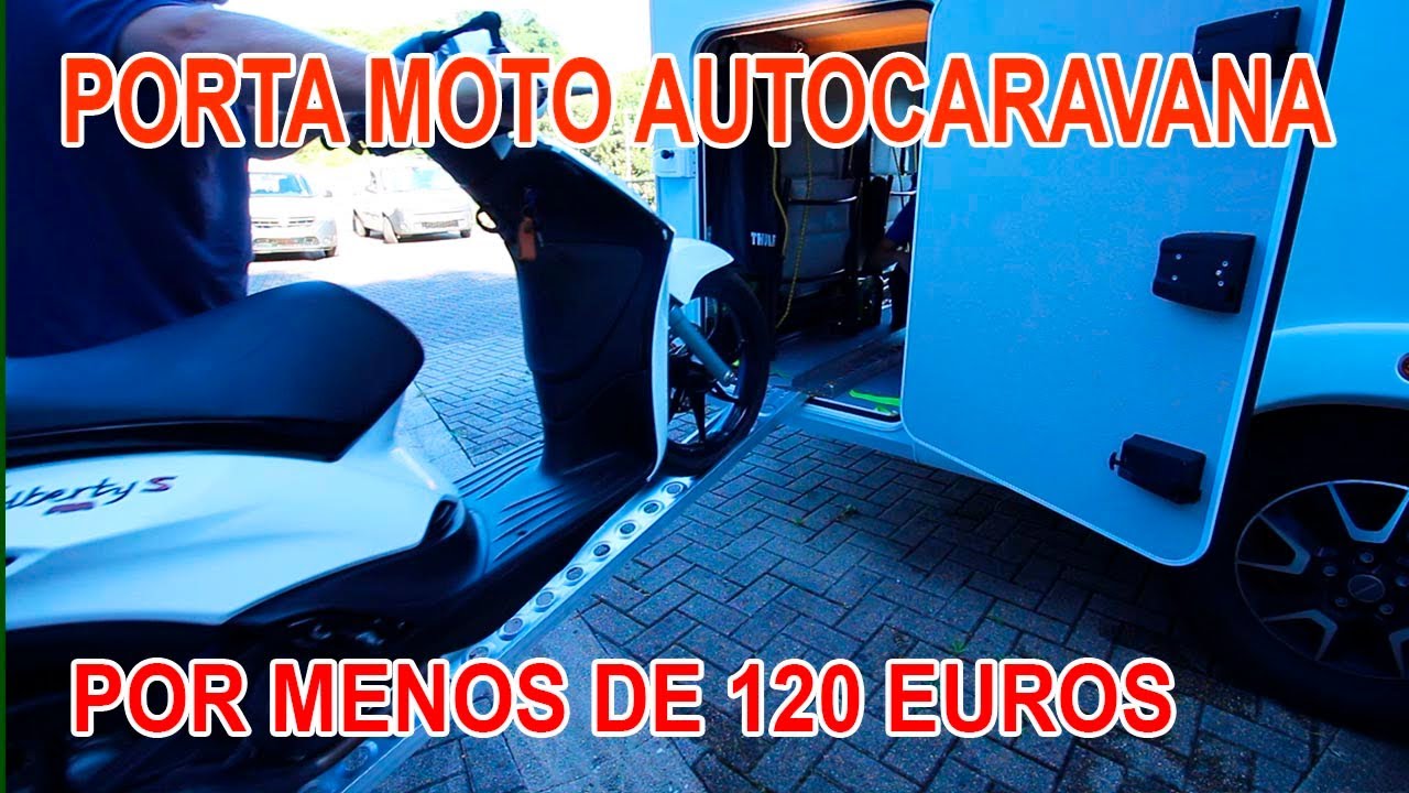 DIY Portamotos para Autocaravana: ¡Instala tu 125cc en el Garaje por Menos de 150€!