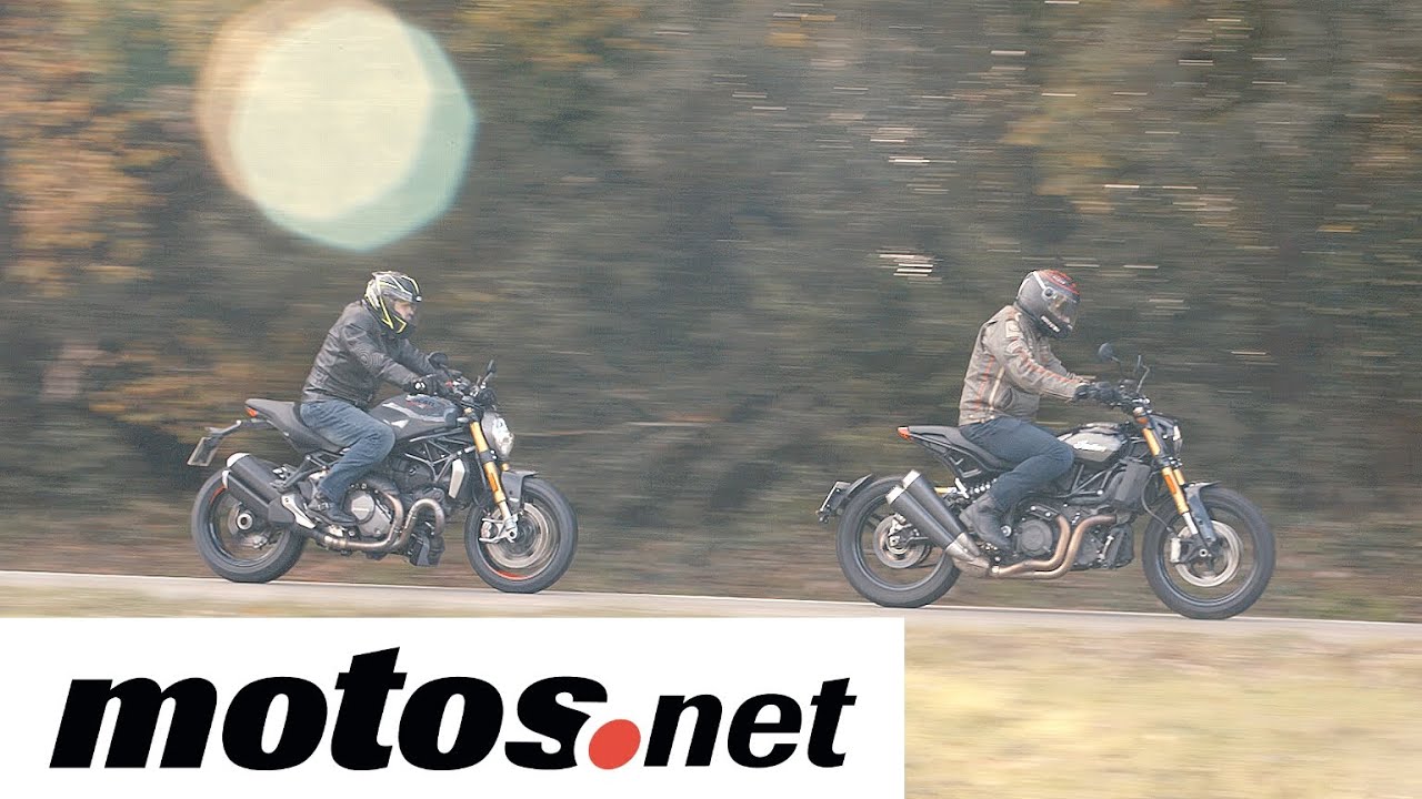 Comparativo Ducati Monster 1200 S vs Indian FTR 1200 S / Prueba / Review en español