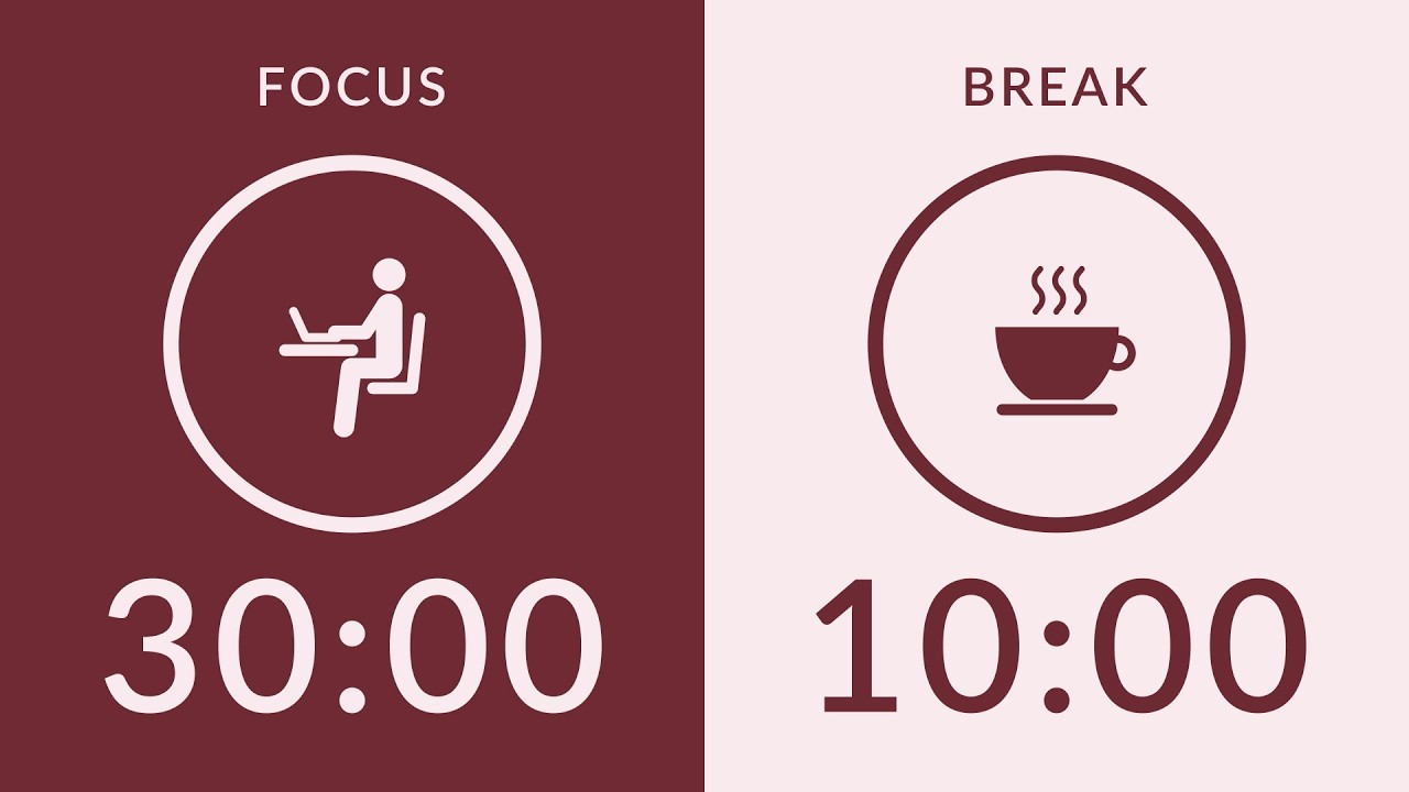 30/10 Pomodoro Timer | No Music 🔔 Bell Only | 2-Hour Study With Me for Deep Focus 🍅