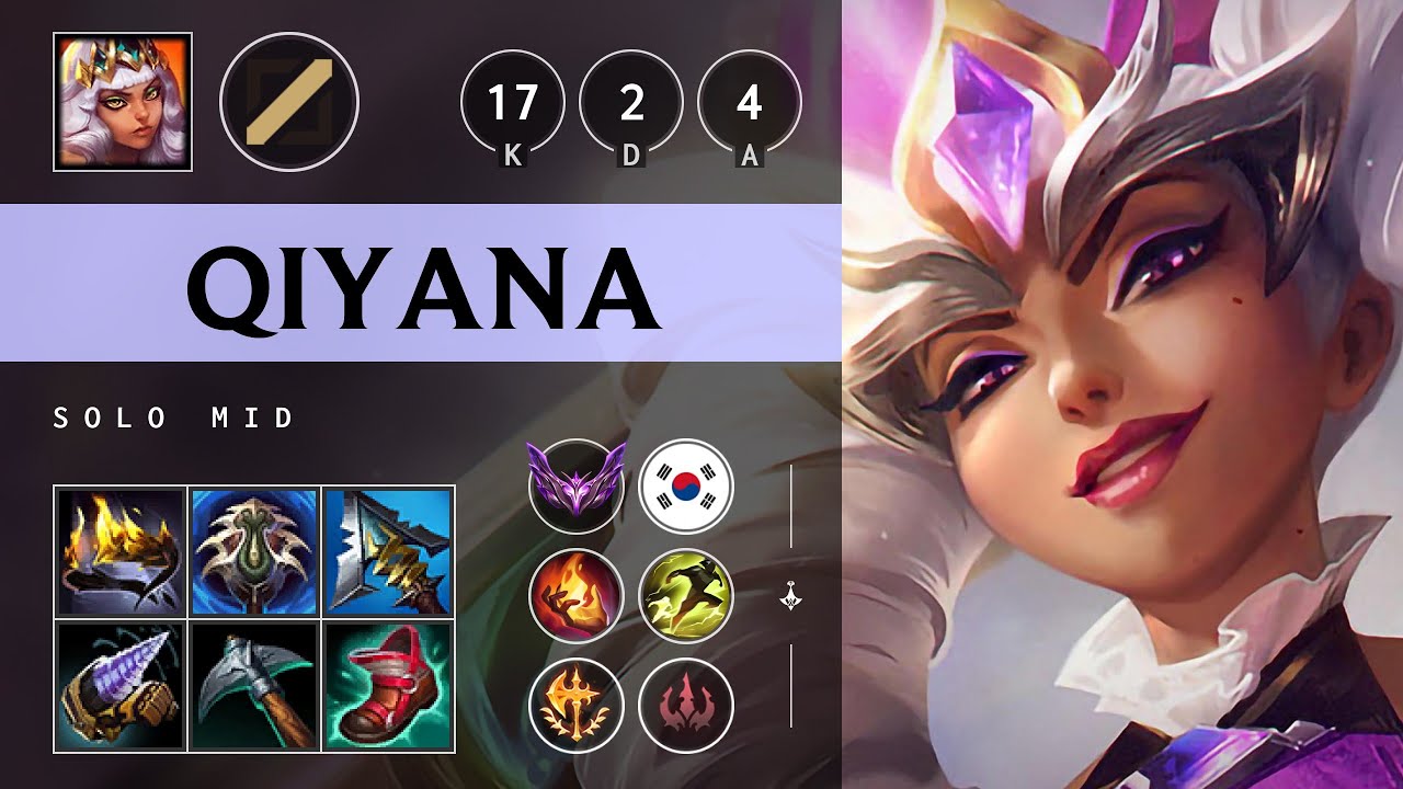 Qiyana Mid vs Ornn - KR Master Patch 25.14