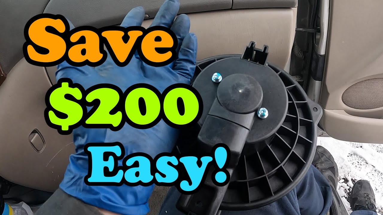 Toyota Sienna Blower Motor (How To) Replacement