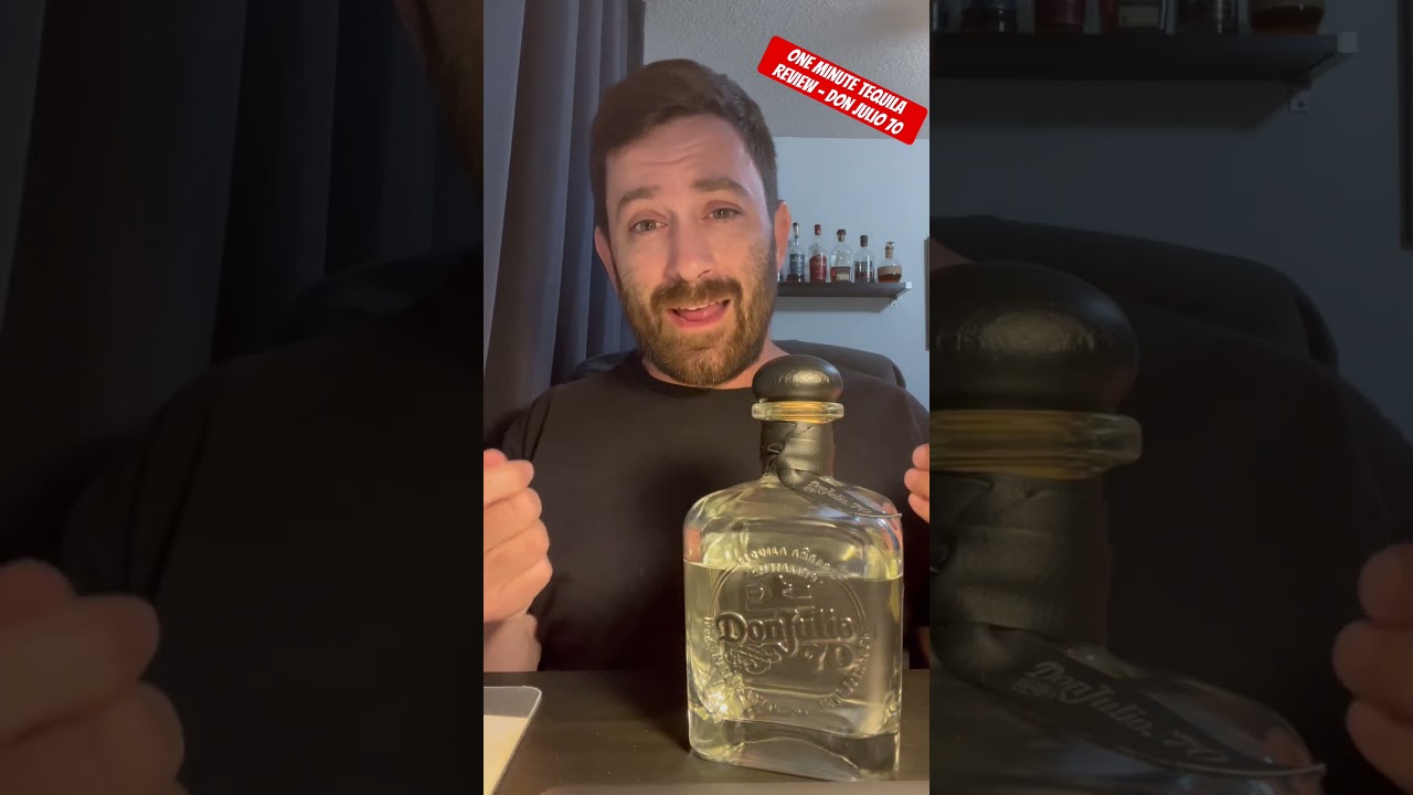 One minute #tequila review! Don Julio 70th Anniversary is a great summer sipper, 4.2/5 rocks. 👊🏼🥃