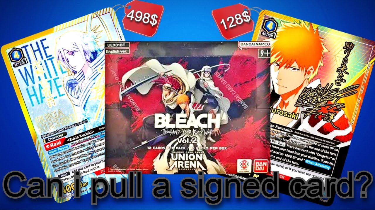 Union Arena Bleach Thousand Year Blood War Vol 2 Booster Box Opening
