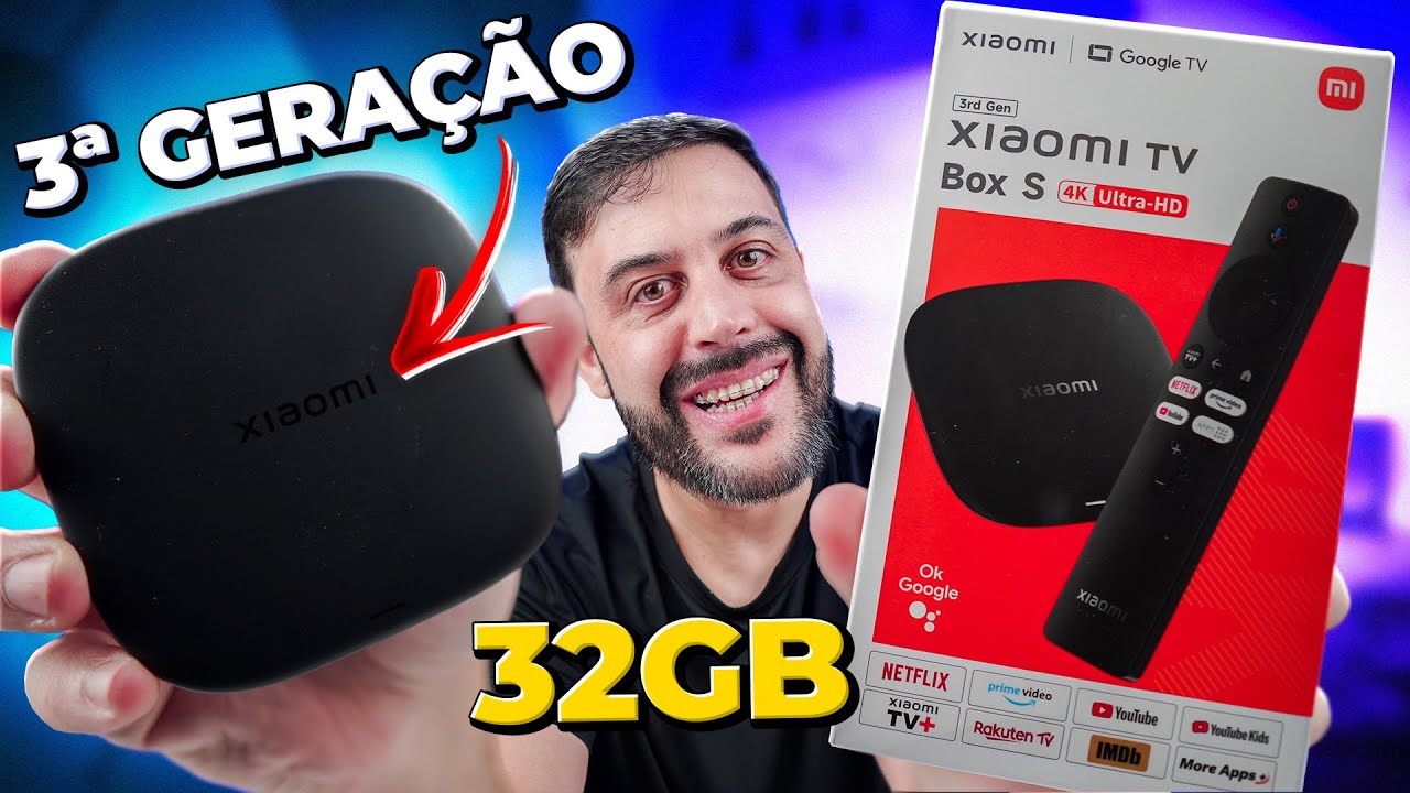 NOVA XIAOMI TV BOX S 3ª GERAÇÃO - CONFIRA TUDO QUE MUDOU!