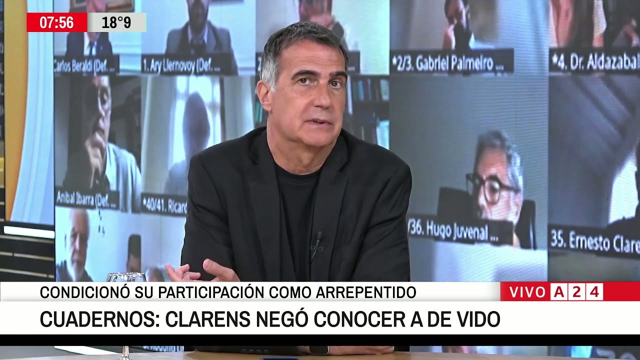 📢 CUADERNO DE LAS COIMAS: CLARENS NEGÓ CONOCER A JULIO DE VIDO