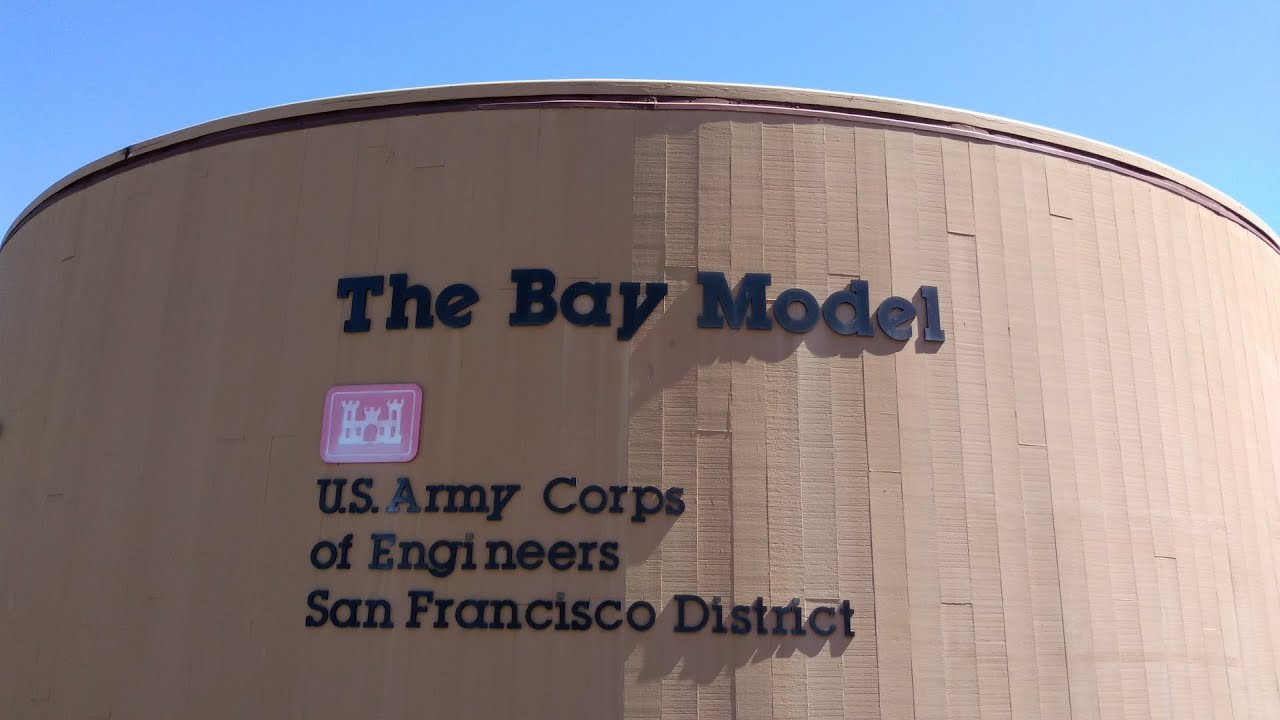The Bay Model at Sausalito, California.