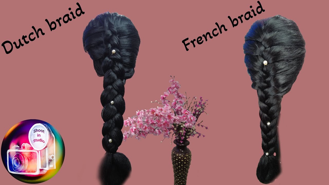 Dutch Braid and French braid tutorial for beginners