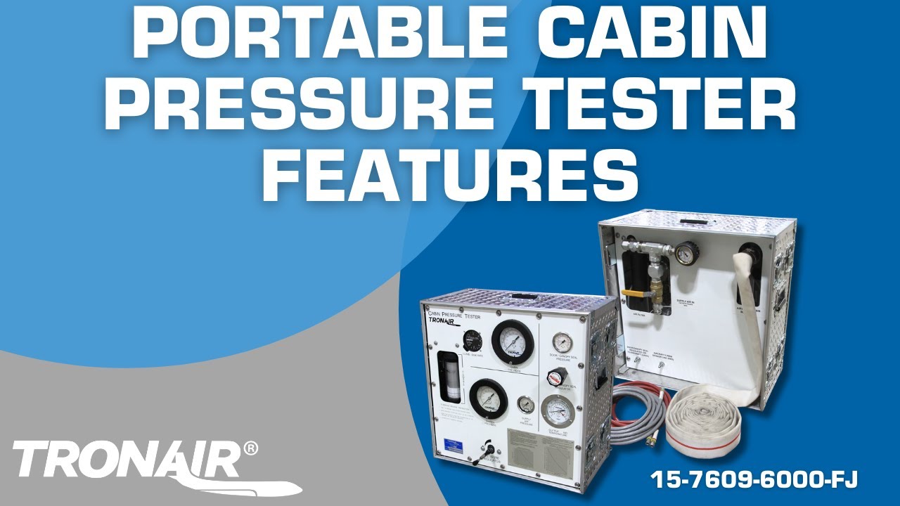 Tronair - Portable Cabin Pressure Tester Features