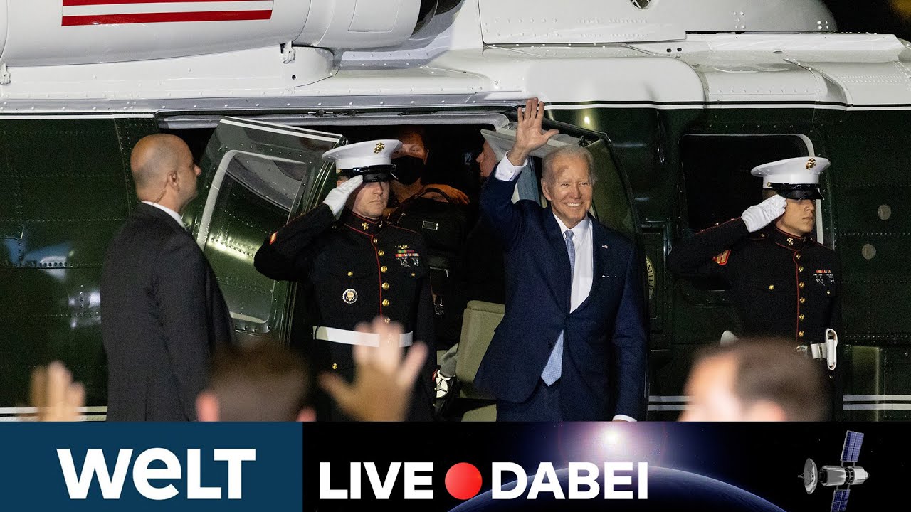 BIDEN GELANDET: Die Führer der westlichen Wirtschaftsnationen kommen zum G7-Gpfel | WELT Live dabei