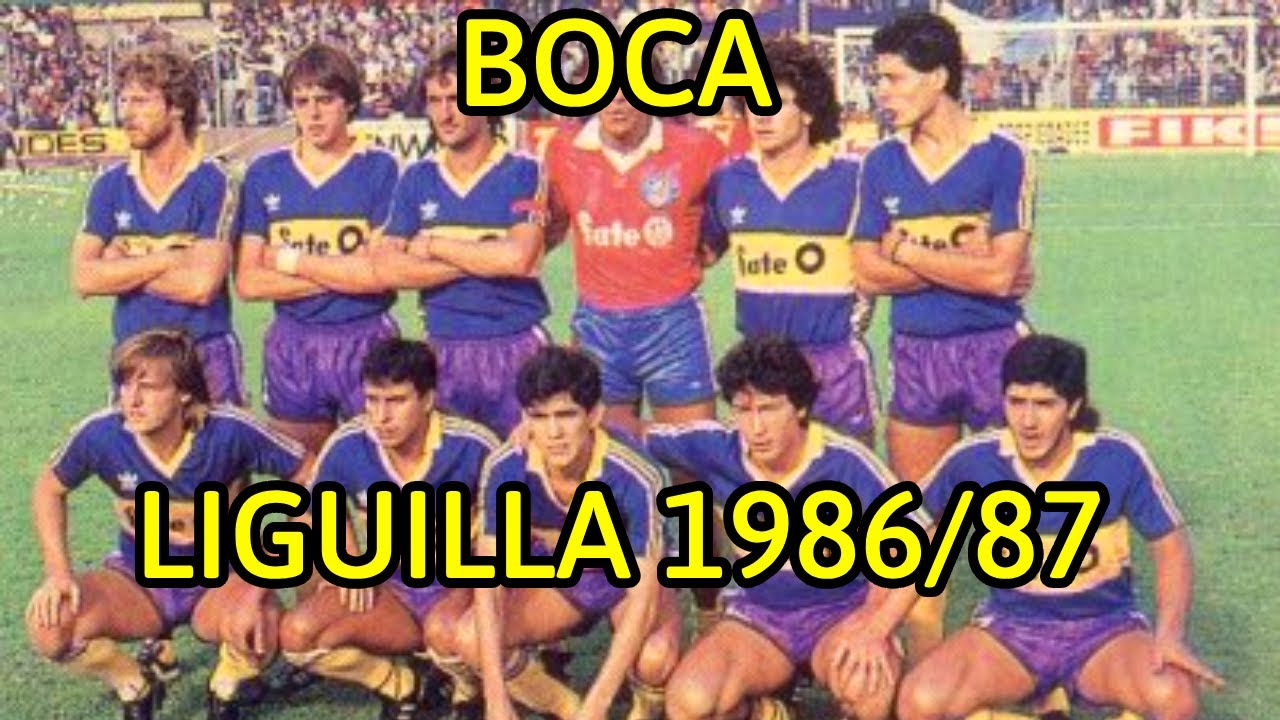 BOCA LIGUILLA 1986/87 (campaña completa)