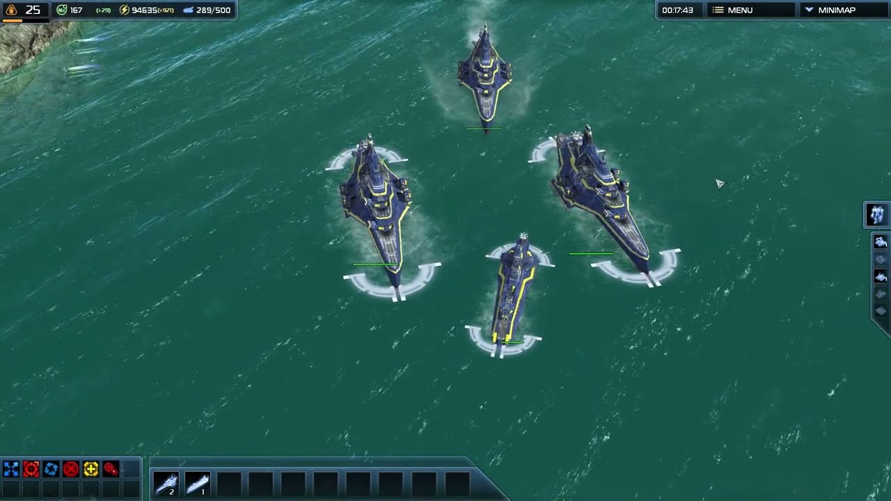 Supreme Commander 2 | Skirmish | UEF VS Cybran (4VS4)