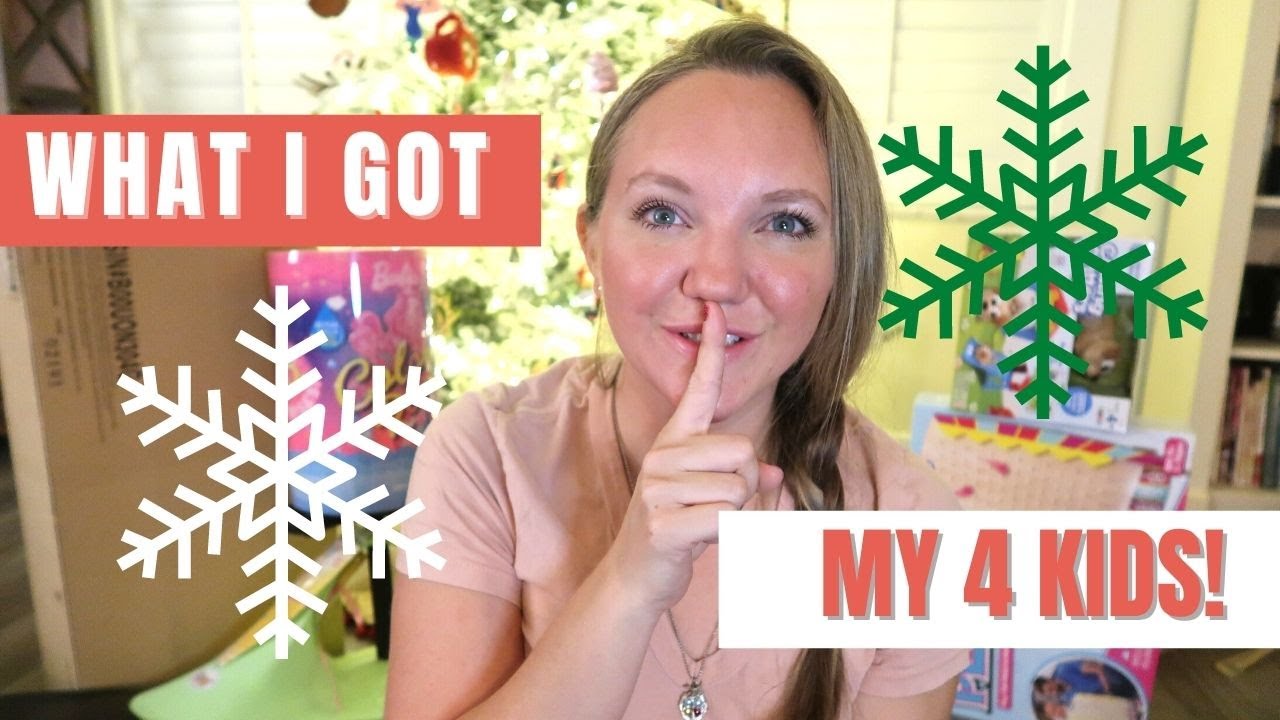 WHAT I GOT MY FOUR KIDS FOR CHRISTMAS || WANT, NEED, STEAM, & READ
