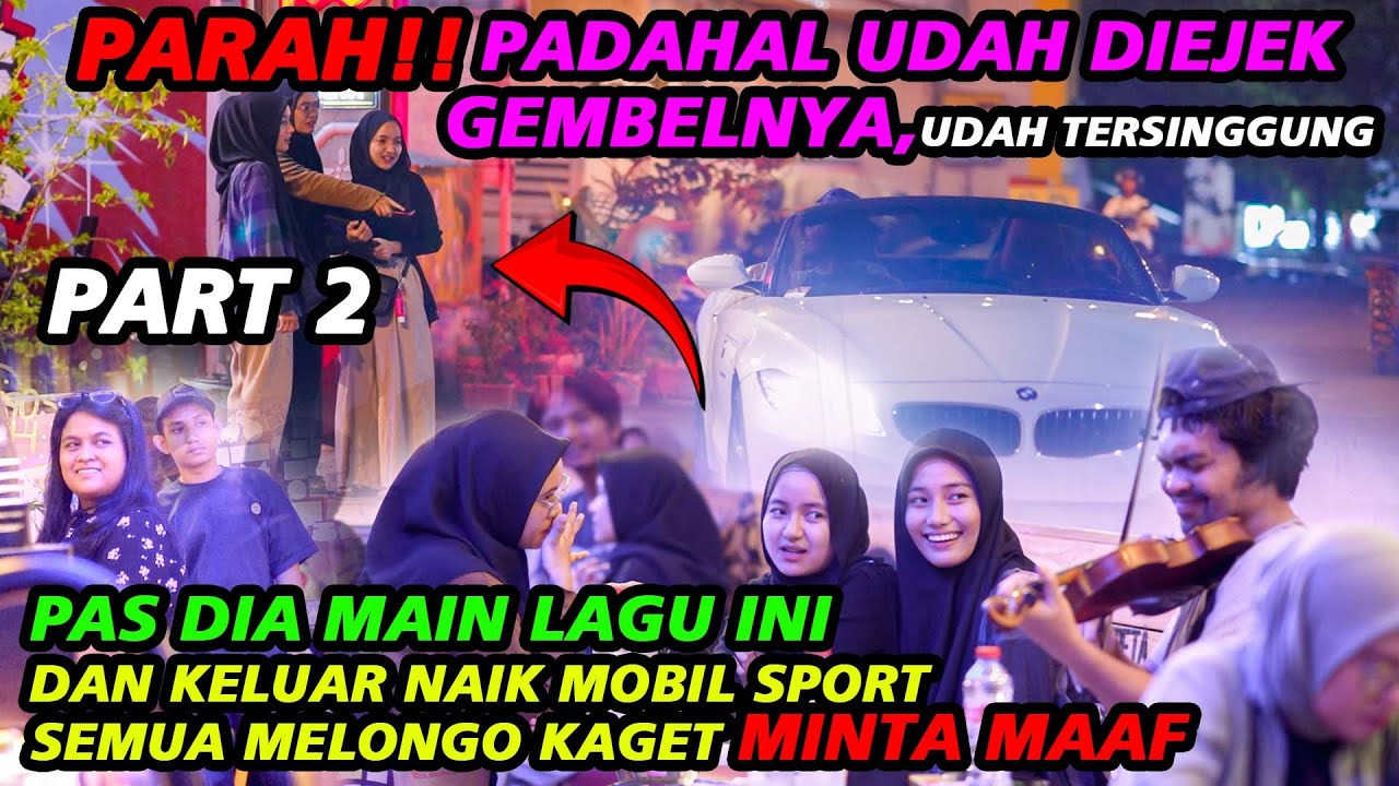 PARAH !! Gembelnya Diejek dan Tersinggung, Pas Keluar Bawa Mobil Sport, Semua Kaget dan Minta Maaf