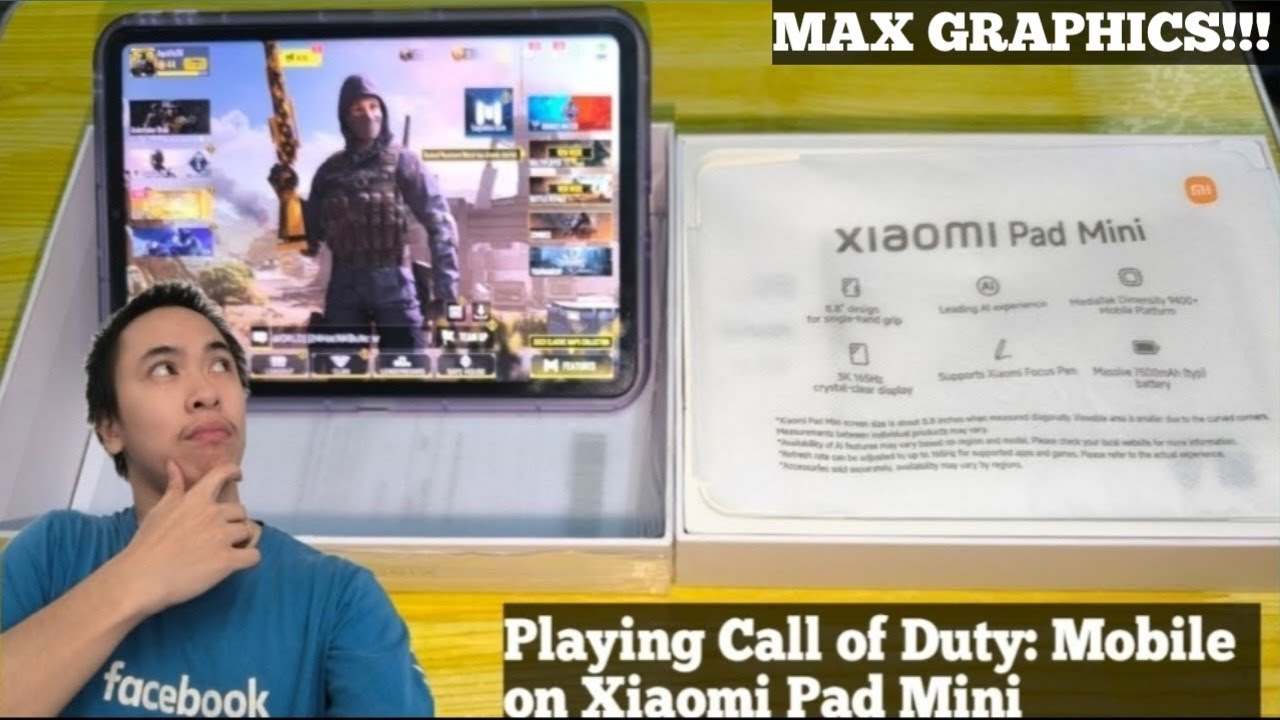 Call of Duty Mobile Playing On Xiaomi Pad Mini 