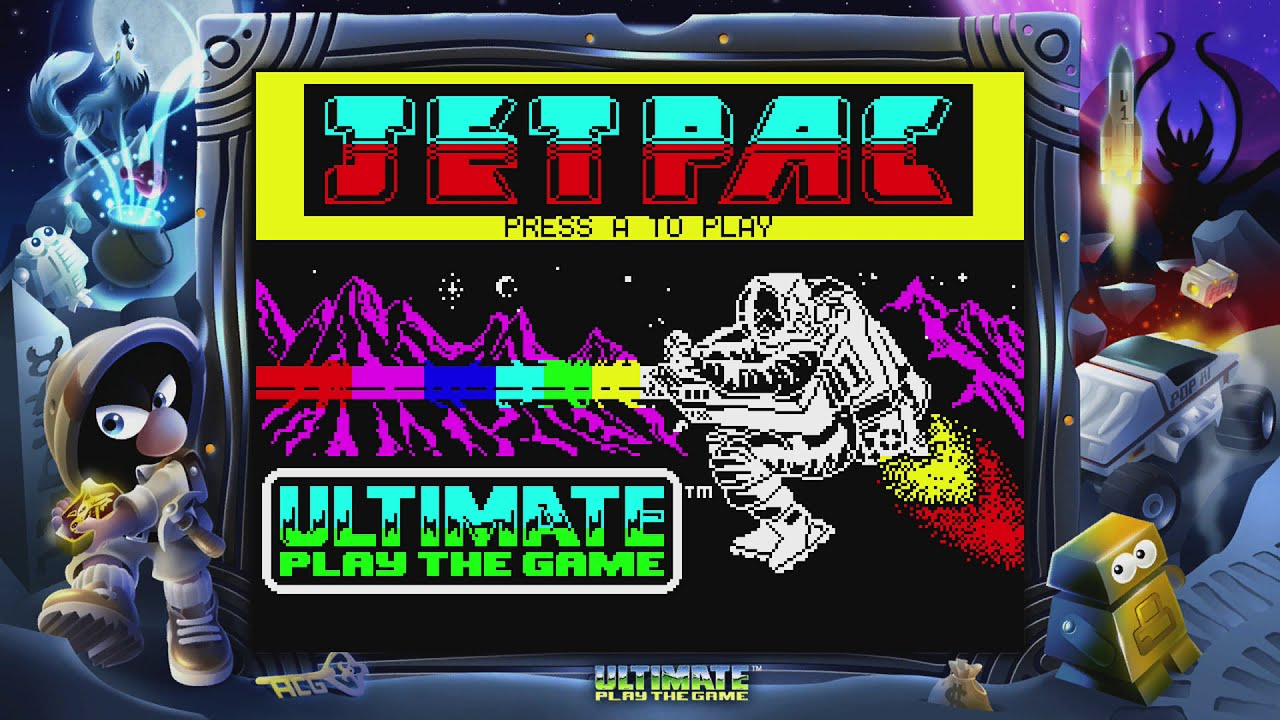 Jetpac (ZX Spectrum) Walkthrough Gameplay