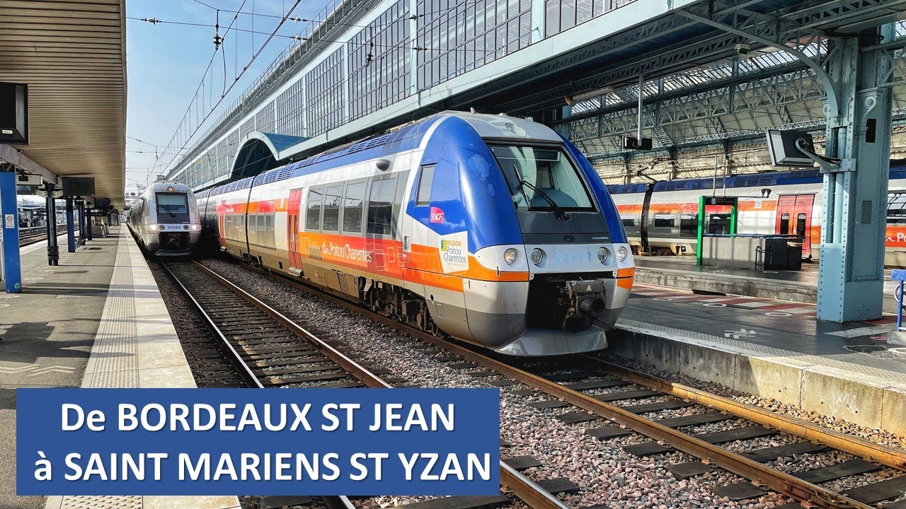 [Cab Ride] [4K] De Bordeaux-St-Jean à St-Mariens - St-Yzan en cabine du B82773