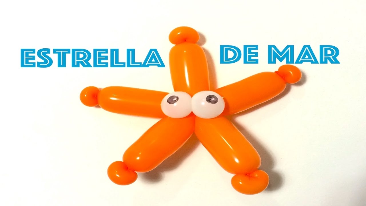 Estrella de mar con globos #77