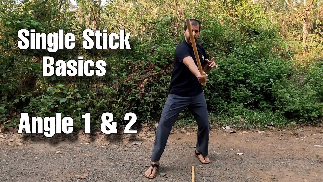 Single Stick Angle 1 and 2 with Ranging Footwork
