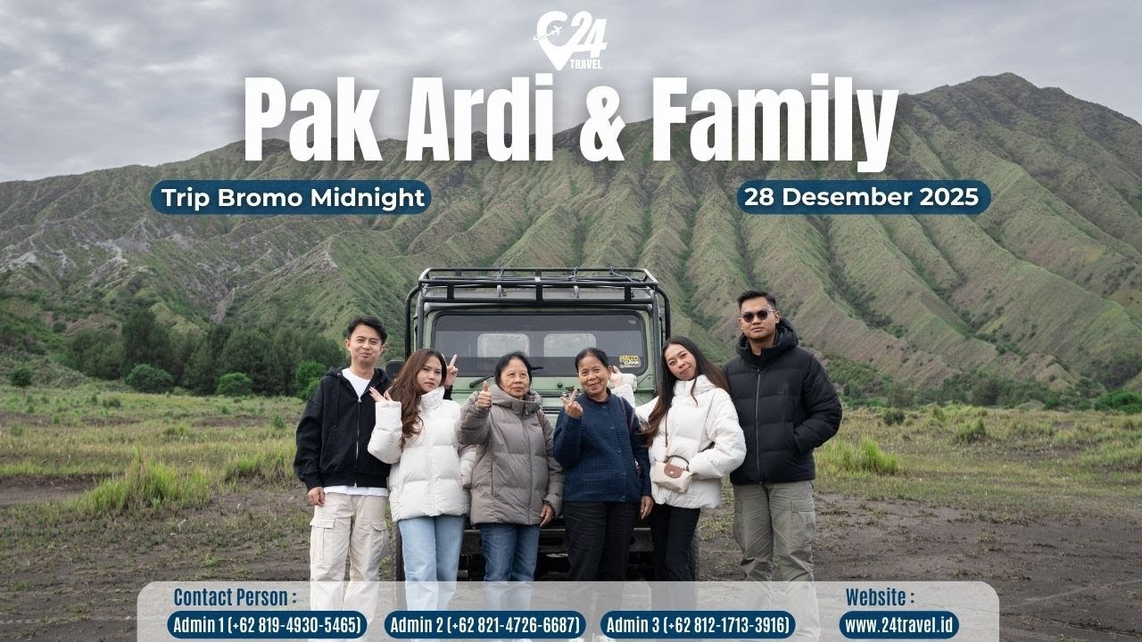 Private Trip Bromo Bersama Pak Ardi And Family 28 Desember 2025