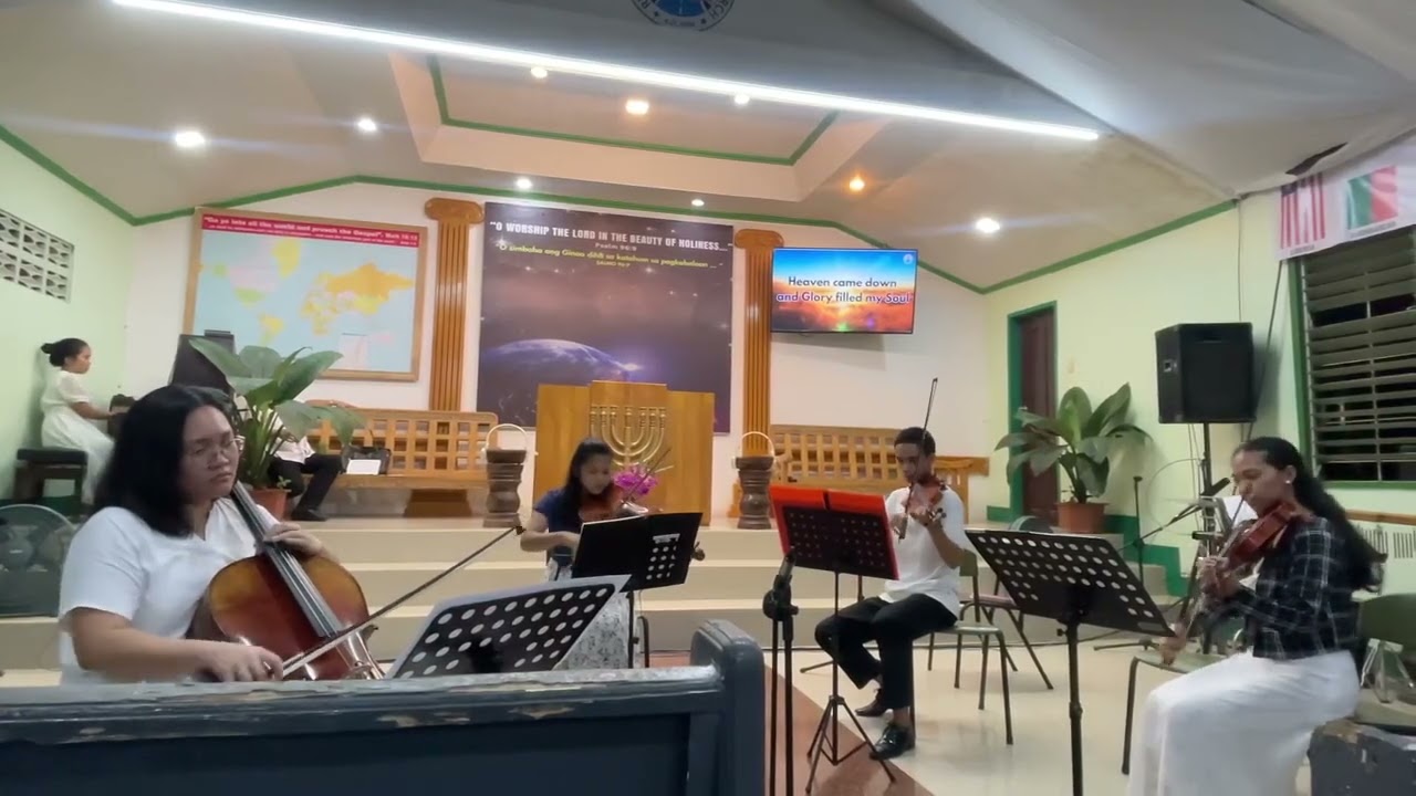 Heaven Came Down and Glory Filled My Soul | string quartet + piano