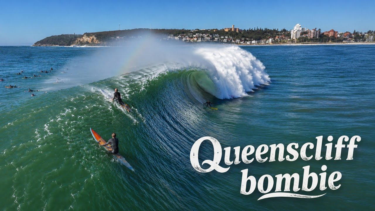 Queenscliff Bombie | Raw Big Wave Surfing Session | Local Surfers at Sunrise