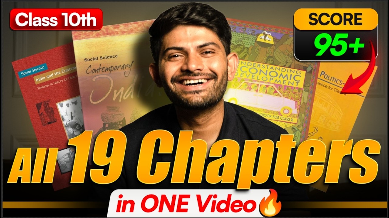 Class 10 SST Full Syllabus in 1 Video | All 19 Chapters | Last Minute Revision #digrajsir