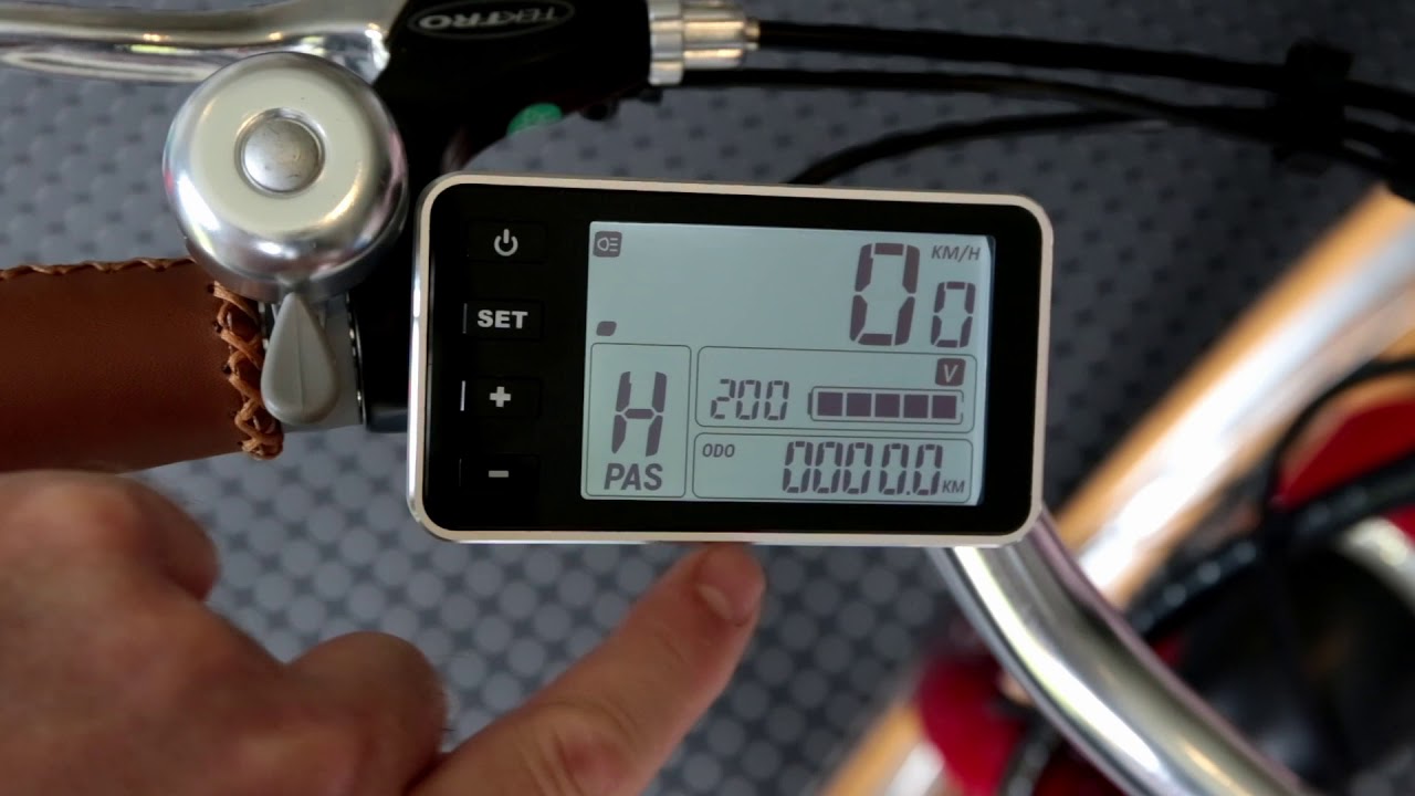 Dyson Bikes Tilba Electric Bike Display overview and operation instructions.