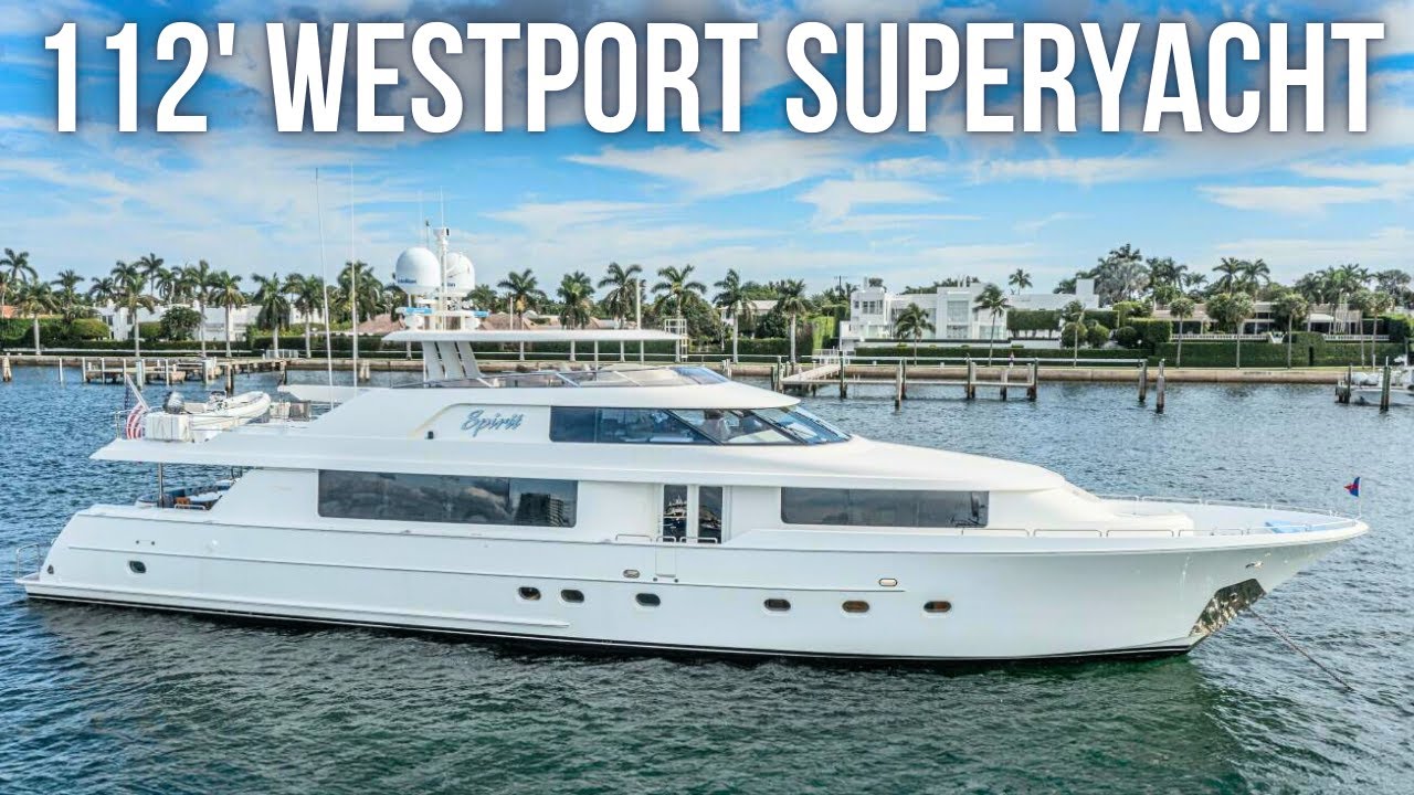 $6,500,000 112' Westport SuperYacht Tour | Luxury Charter Yacht Walkthrough