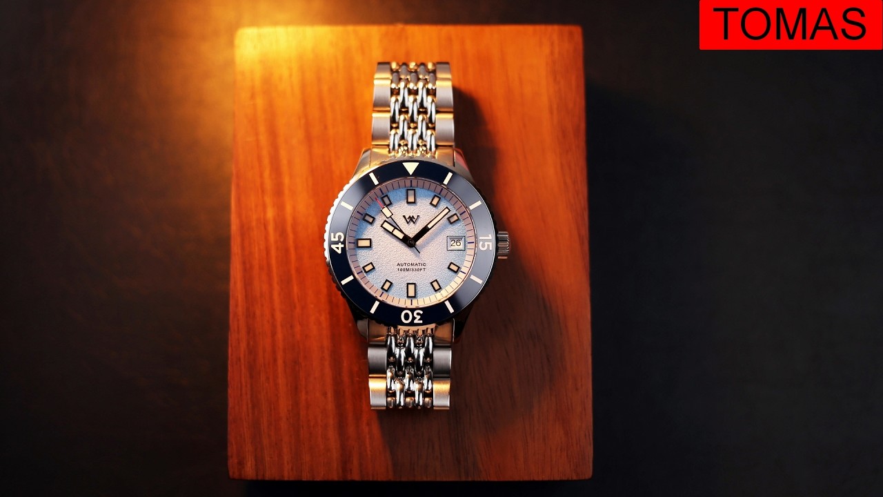 WM blue diver watch WM212