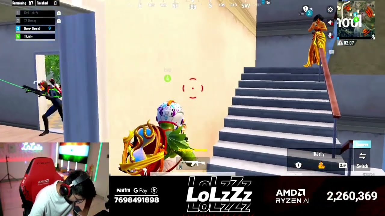 TRjelly 1v4 FPP Aur Wot Ft.Lolzzz Gaming 😂 | JustJelly | Mayur Gaming | T2 Gaming | Gamadiyo Hitesh