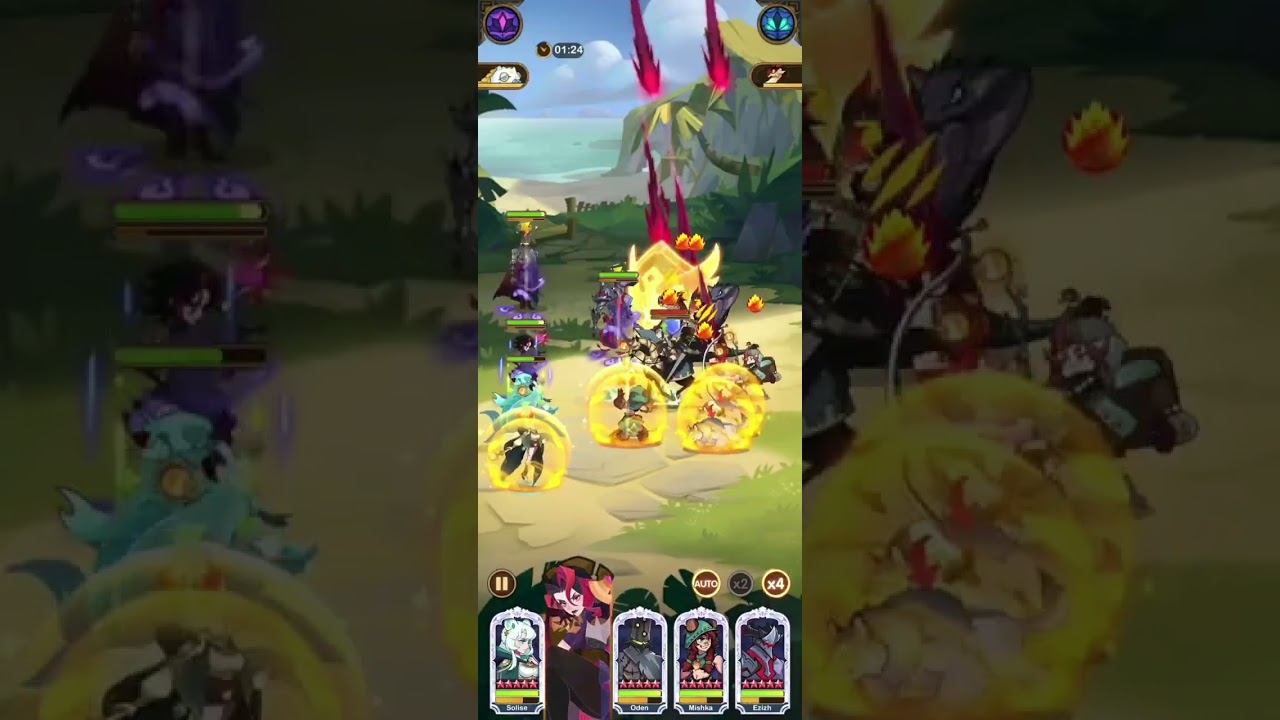 Beast Entrance : Crimson Snow 1-22 ( 1 team f2p ) AFK Arena