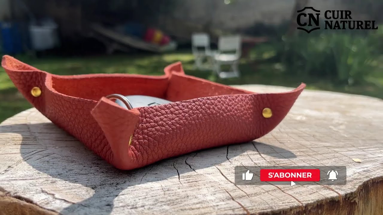 TUTORIEL | Fabriquer un Vide-Poche en Cuir