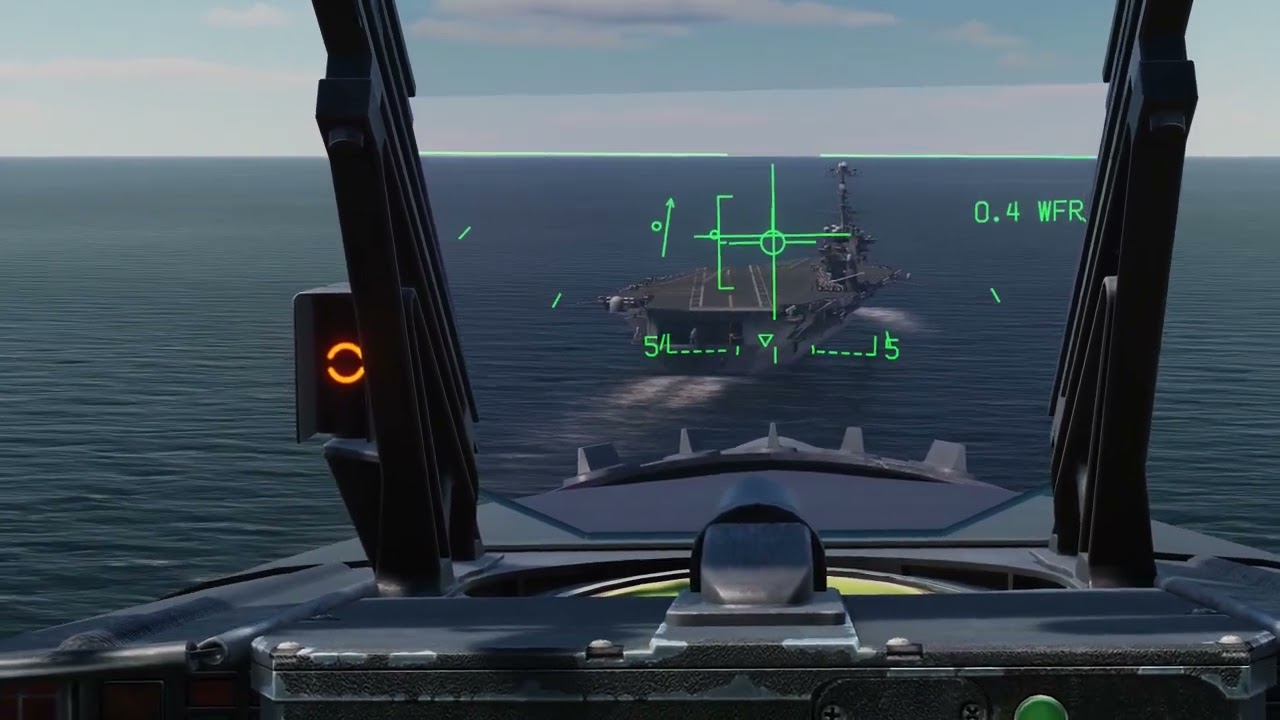 DCS F18 Carrier Landing Practice, Case 1, Case 3 (night)