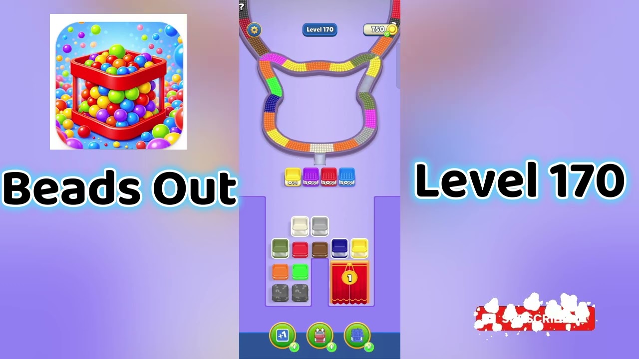 🎮 Beads Out Level 170 Walkthrough 🧩 | Tricky Bead Puzzle Solution | Mini Boss