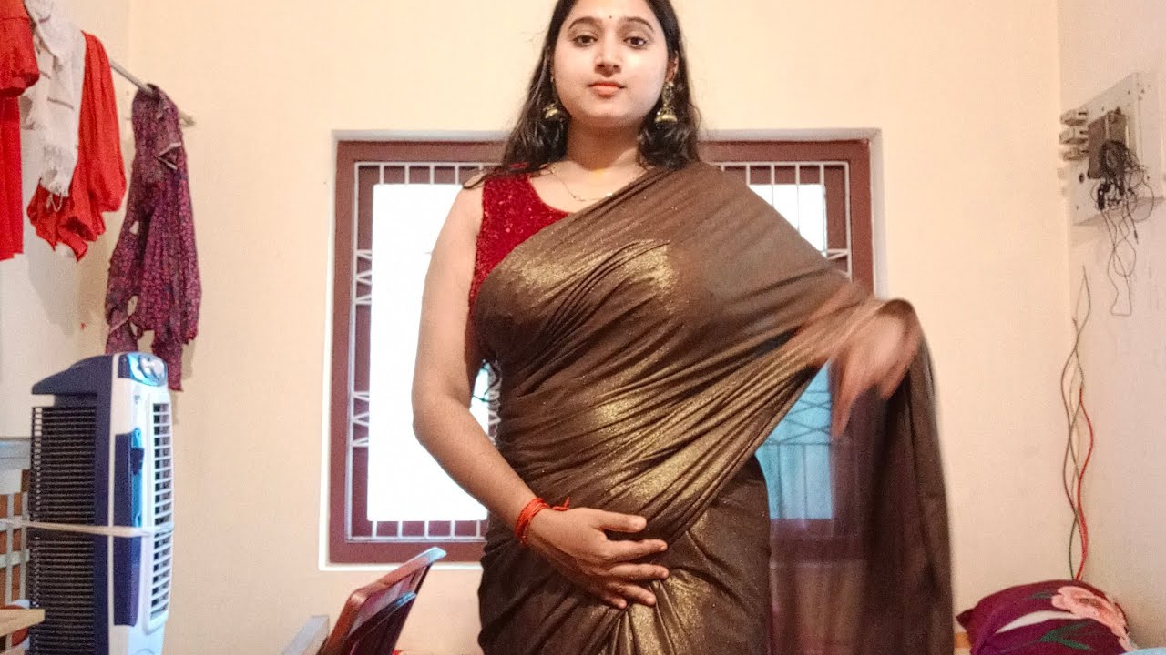 ഞെട്ടരുത😱sleev cup blouse സാരിയിൽ night സ്പെഷ്യൽ ഫോട്ടോഷൂട്ട്‌ #trendvideo