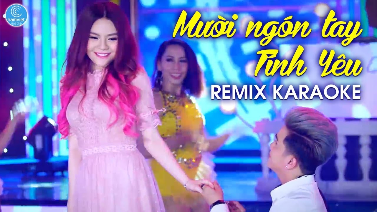 [KARAOKE] Mười Ngón Tay Tình Yêu Remix - Saka Trương Tuyền