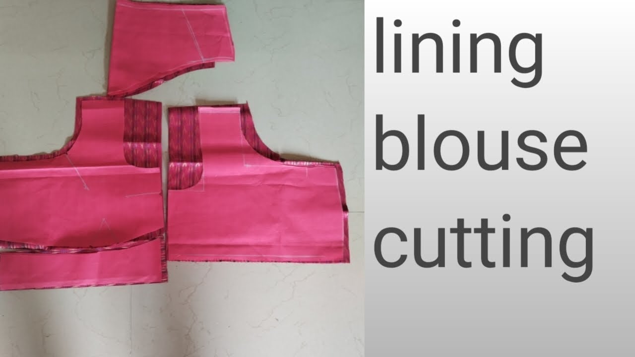 Lining blouse cutting full video 