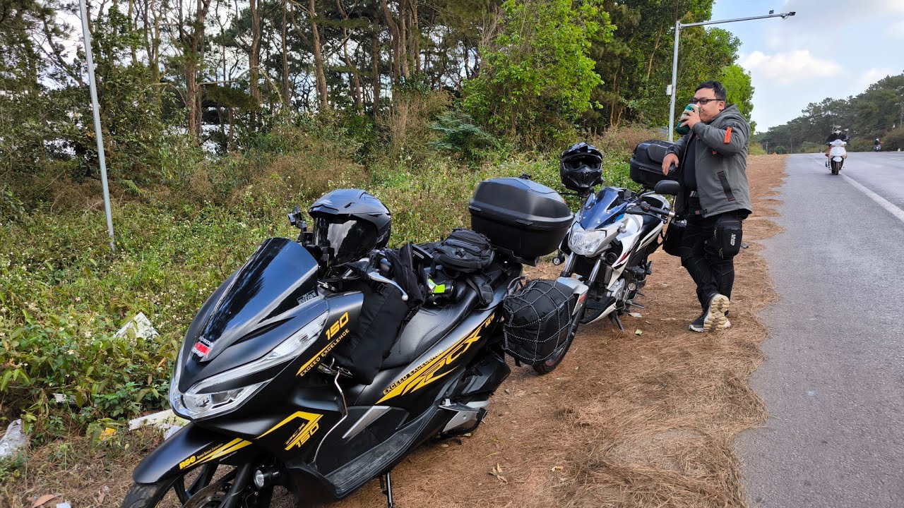 PCX 150 phượt xuyên Việt ( part 1 ): Sài Gòn - Gia Lai, ngày đầu chạy 500km