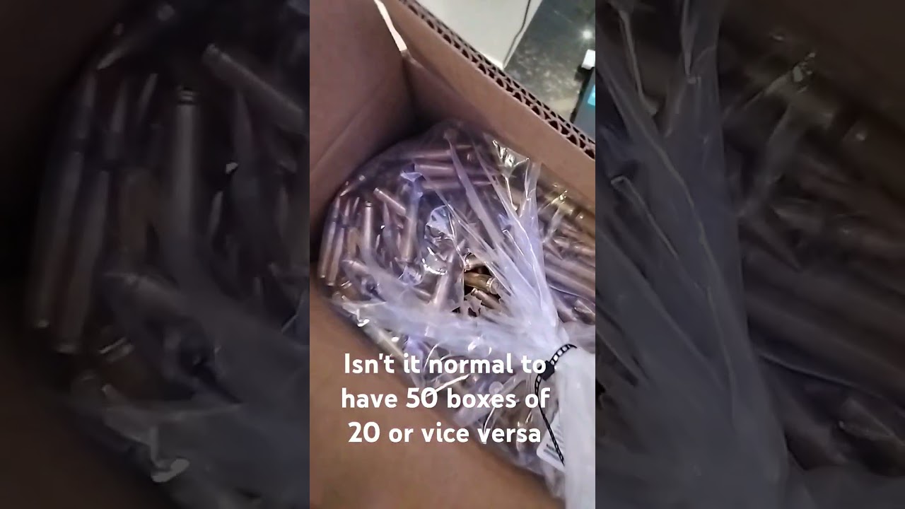 Strangely packed 5.56 ammo... #guntuber #guns #ammofever #weird