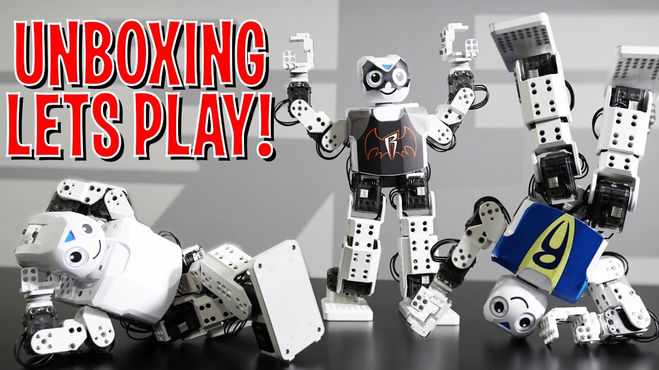 UNBOXING & LETS PLAY! - DARWIN MINI Robot Kit by ROBOTIS - The Cute Humanoid Robot like Cozmo!