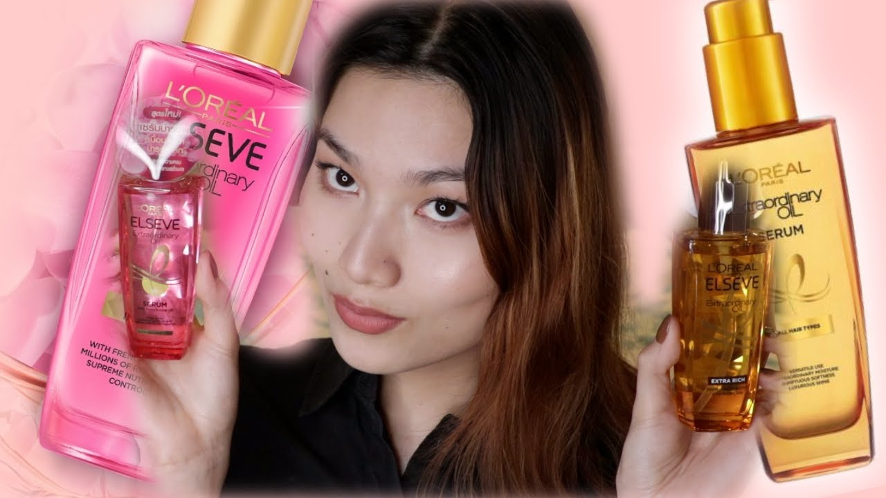 L'Oréal Extraordinary Oil French Rose Serum for Asian Hair? | Review & Comparison