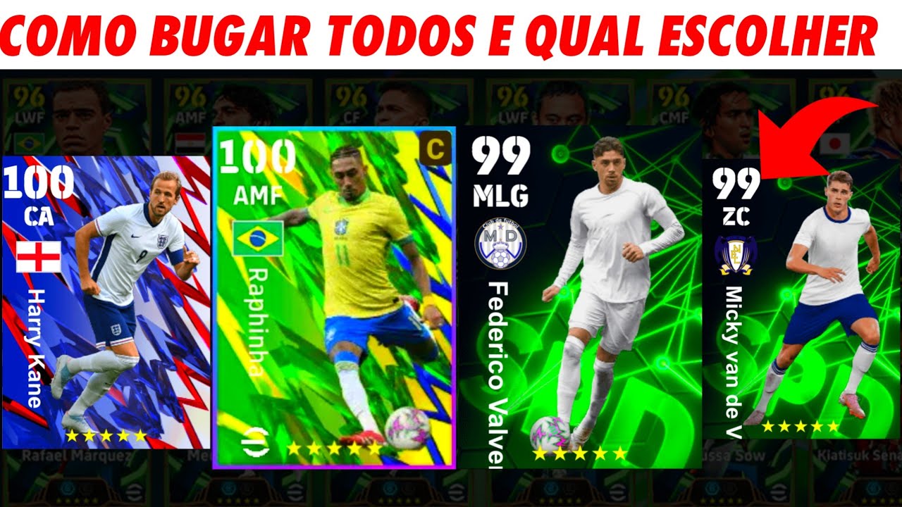 MELHORES do CONTRATO SELECIONADO e Contrato Direto no efootball 2026 mobile