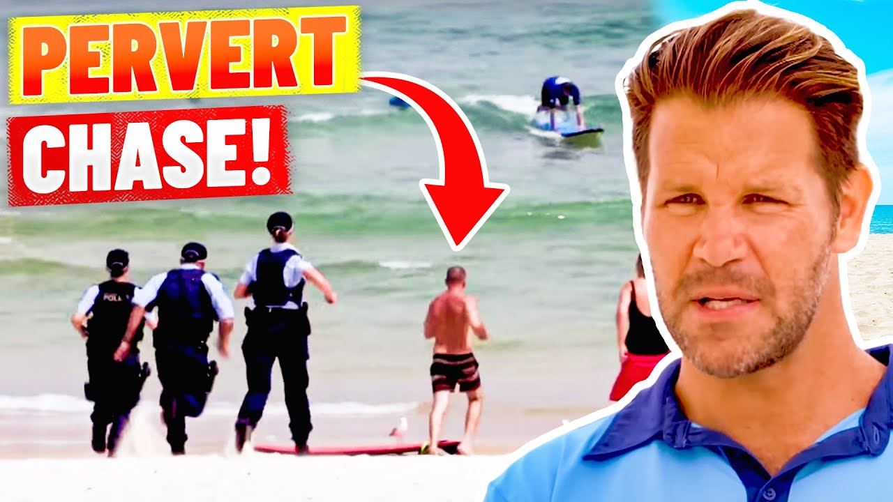 Police Chase Pervert Into The The Sea