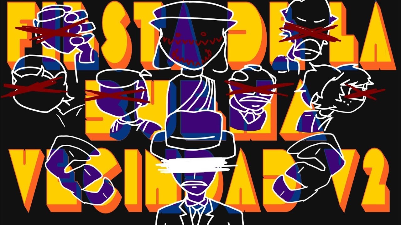 FIESTA DE LA BUENA VECINDAD || FNF VISUALIZER || ESPECIAL DE HALLOWEEN 